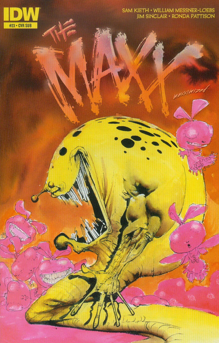 Maxx Maxximized #23 Cover B Variant Sam Kieth Subscription Cover