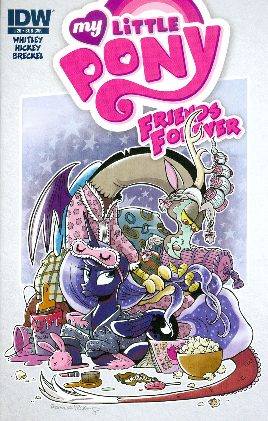 My Little Pony Friends Forever #20 Cover B Variant Brenda Hickey Subscription Cover