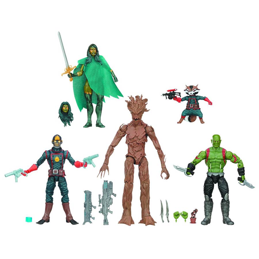 Guardians Of The Galaxy Legends 6-Inch Action Figure Box Set