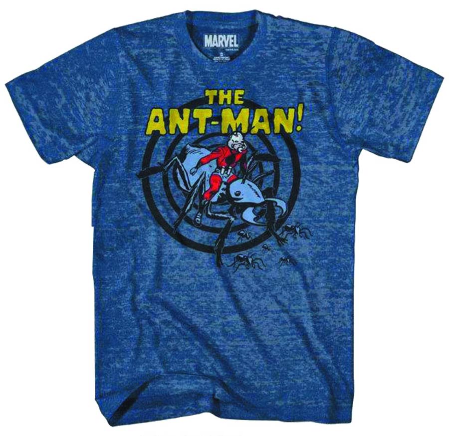 Ant-Man Ant Swarm Navy Heather T-Shirt Large