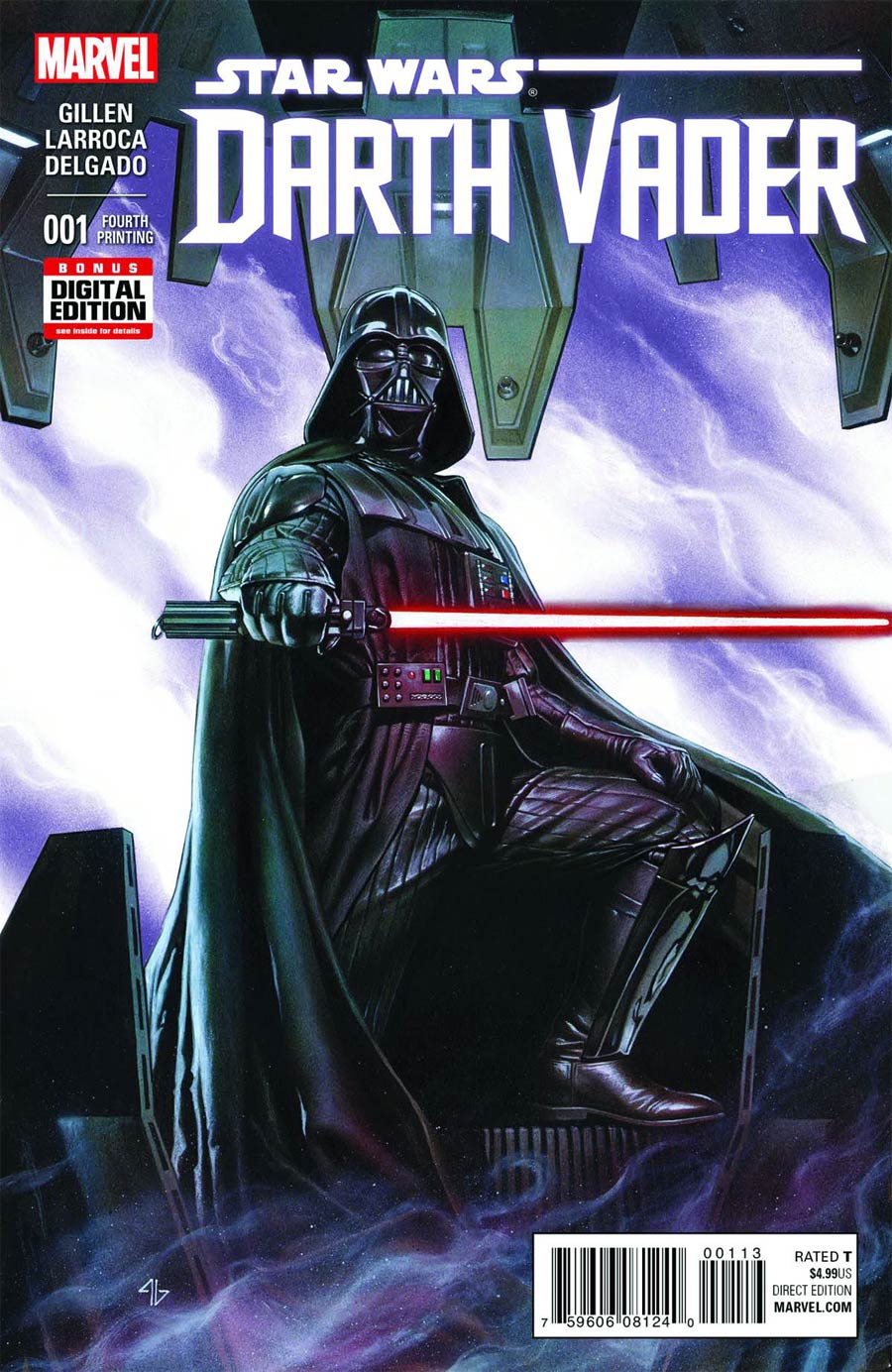 Darth Vader #1 Cover Z-F 4th Ptg Adi Granov Variant Cover