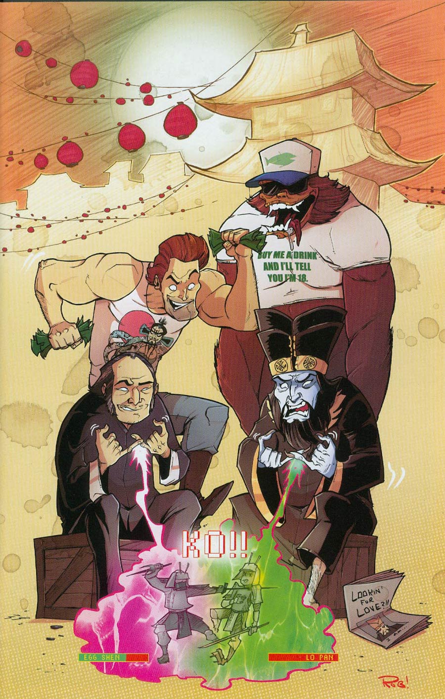 Big Trouble In Little China #13 Cover B Incentive Rob Guillory Virgin Variant Cover