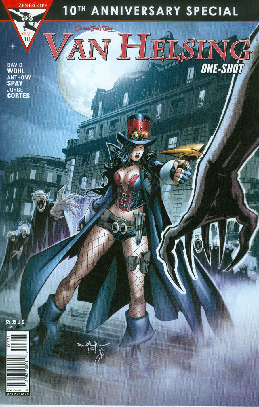 Grimm Fairy Tales Presents 10th Anniversary Special #6 Van Helsing Cover B Pasquale Qualano