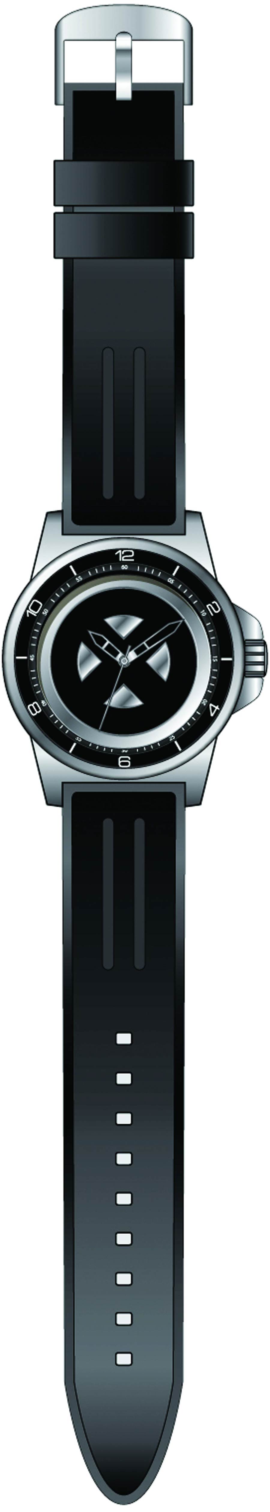 Marvel X-Men Silver Wristwatch With Rubber Strap