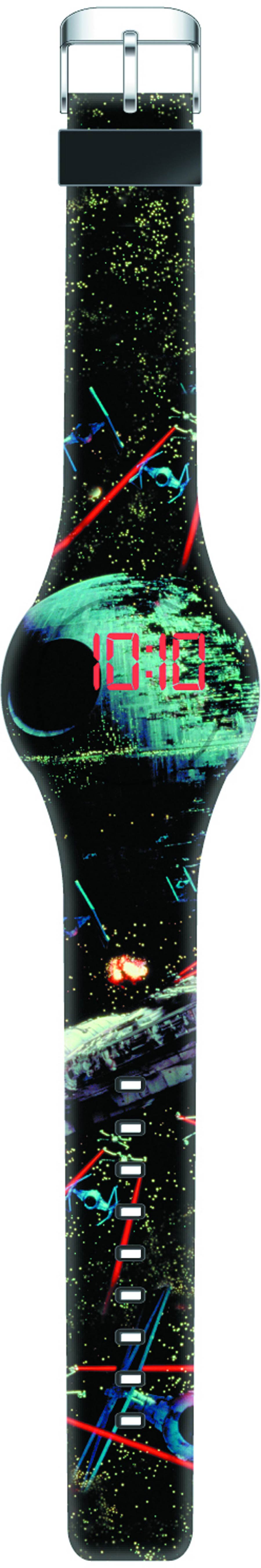 Star Wars Rubber LED Wristwatch - Death Star