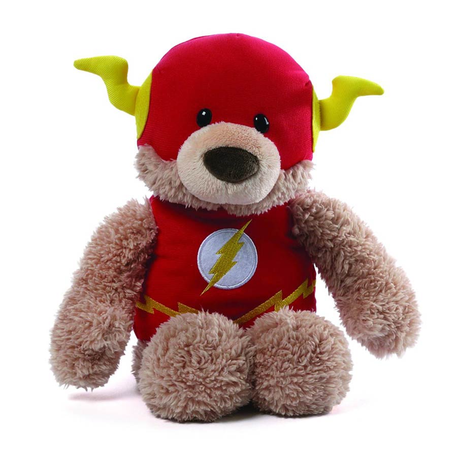 DC Comics Gund 12-Inch Plush - Flash Blaze Teddy Bear