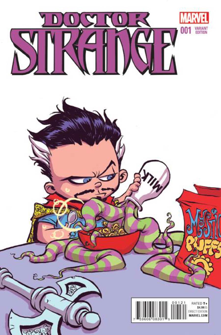 Doctor Strange Vol 4 #1 Cover C Variant Skottie Young Baby Cover