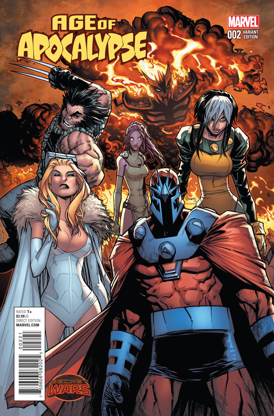 Age Of Apocalypse Vol 2 #2 Cover B Incentive Variant Cover (Secret Wars Warzones Tie-In)