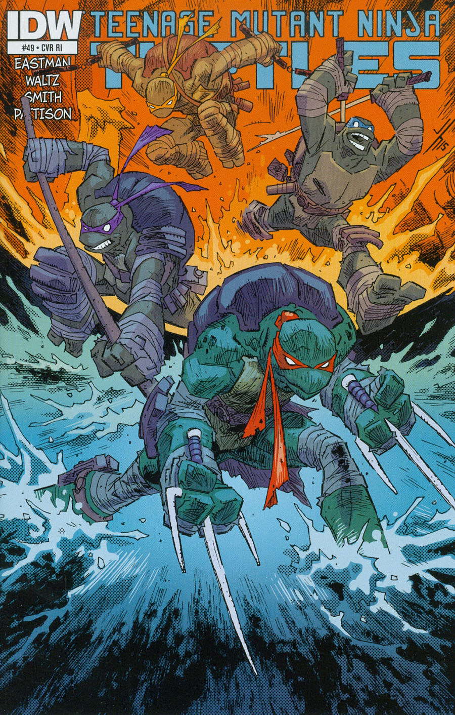 Teenage Mutant Ninja Turtles Vol 5 #49 Cover C Incentive Jason Howard Variant Cover