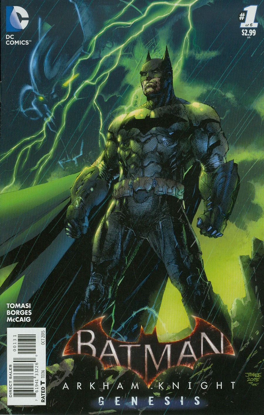 Batman Arkham Knight Genesis #1 Cover B Variant Jim Lee Cover