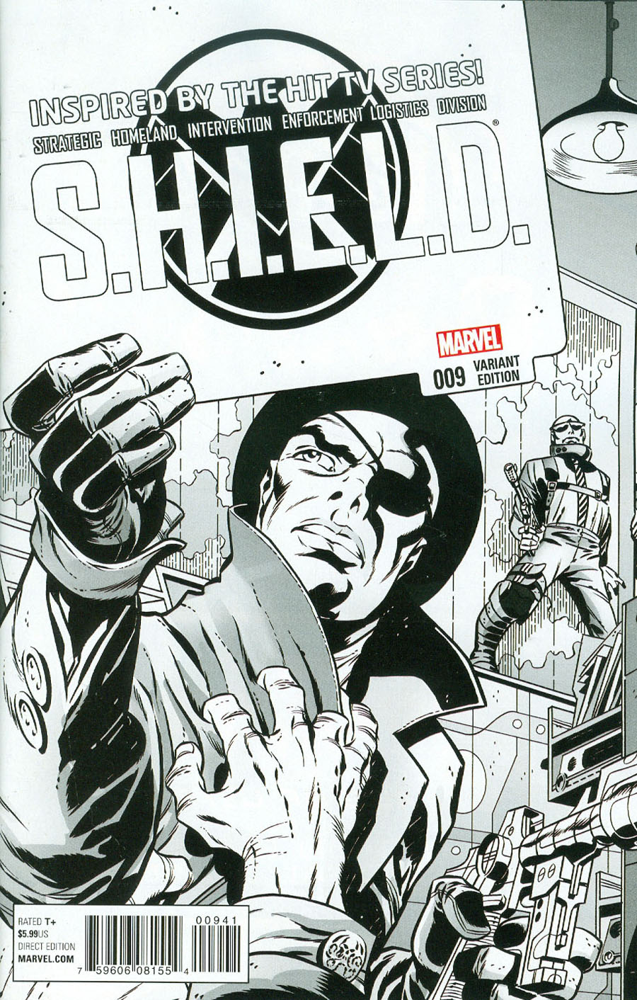 S.H.I.E.L.D. Vol 4 #9 Cover D Incentive Jack Kirby & Jim Steranko Sketch Variant Cover