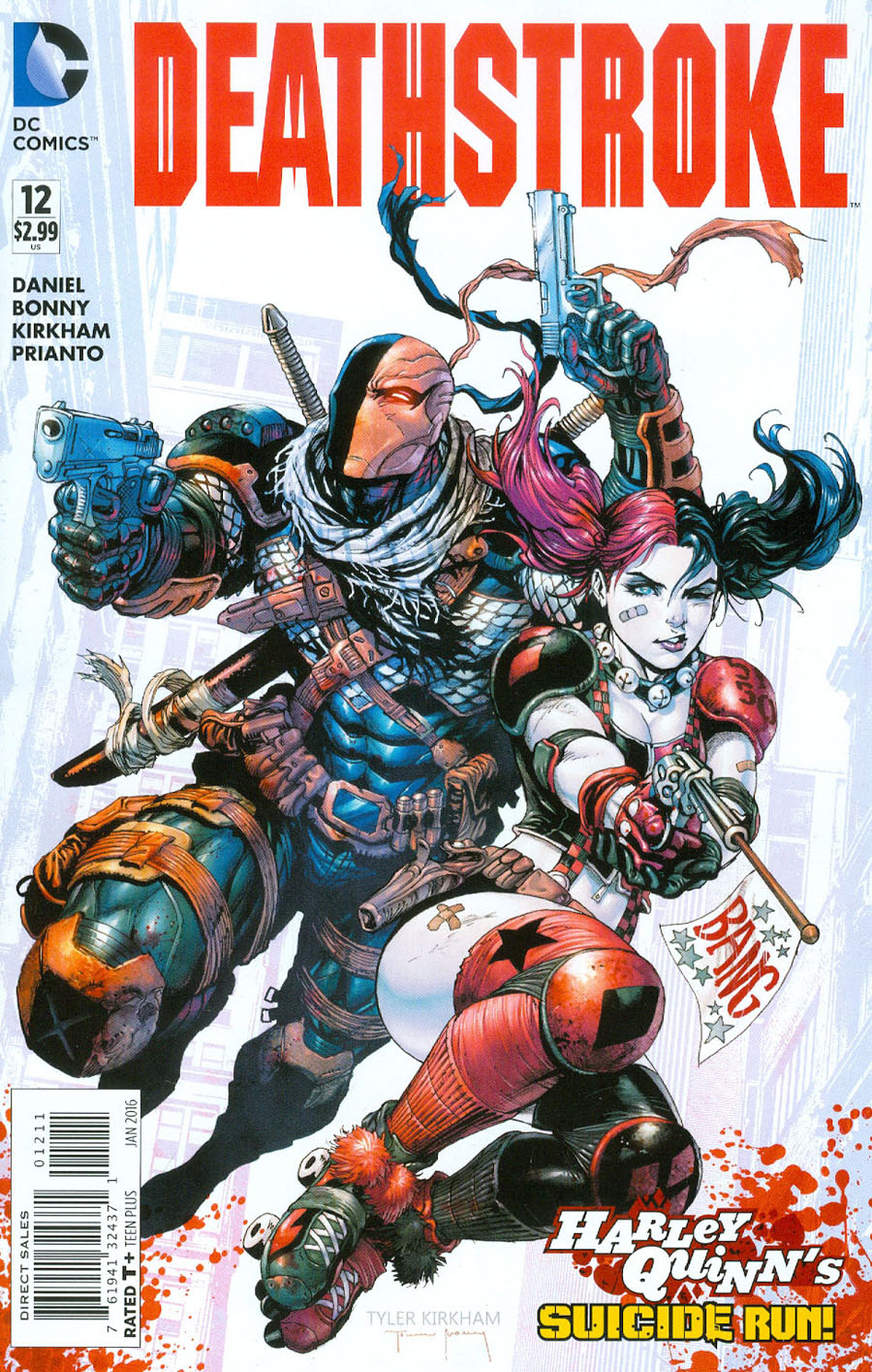 Deathstroke Vol 3 #12 Cover A Regular Tyler Kirkham Cover