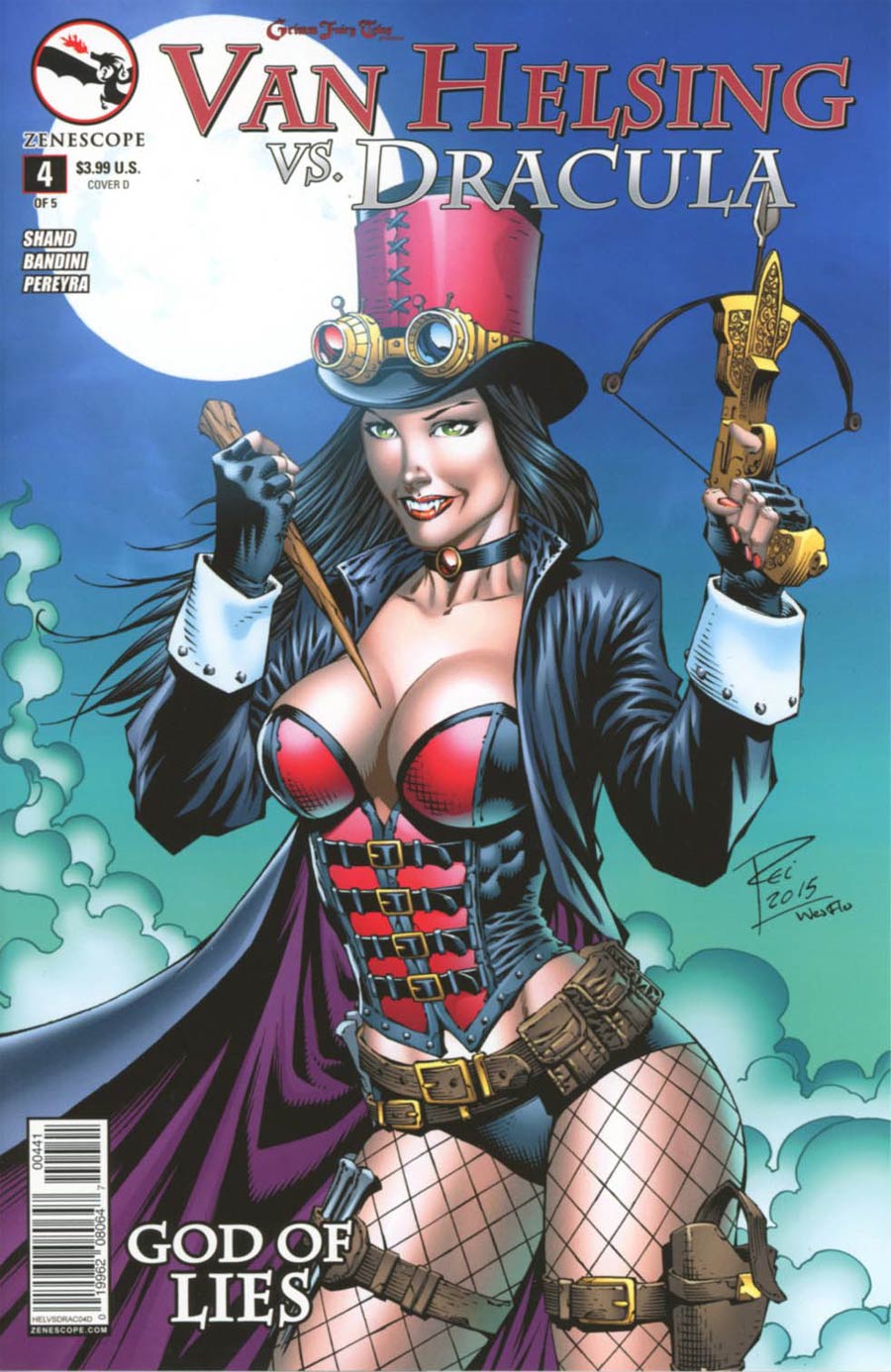 Grimm Fairy Tales Presents Van Helsing vs Dracula #4 Cover D Renato Rei