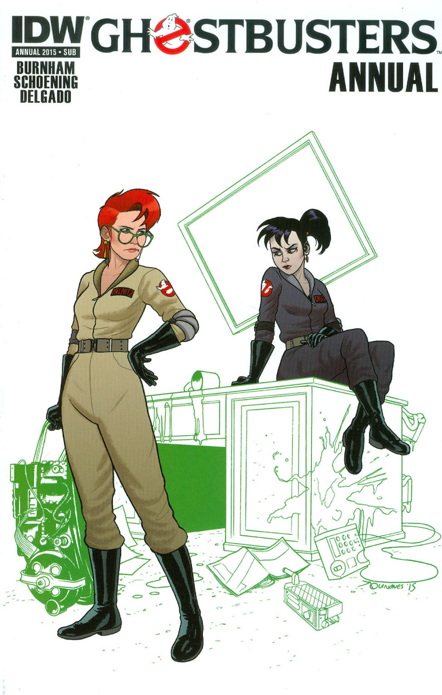 Ghostbusters Annual 2015 Cover B Variant Joe Quinones Subscription Cover