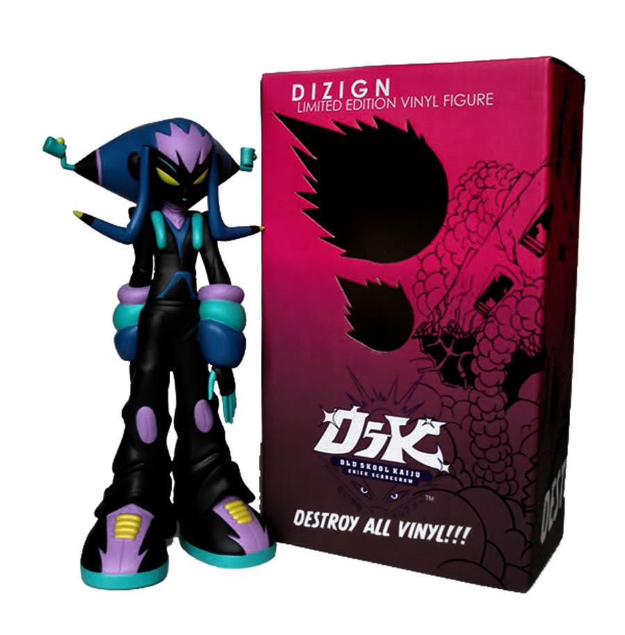 Super Villain Dizign Old Skool Kaiju Vinyl Figure