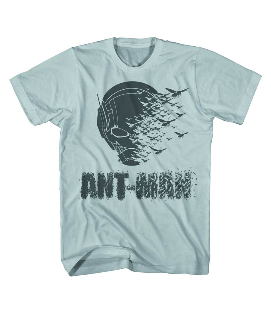 Ant-Man Disolving Ant Silver T-Shirt Large