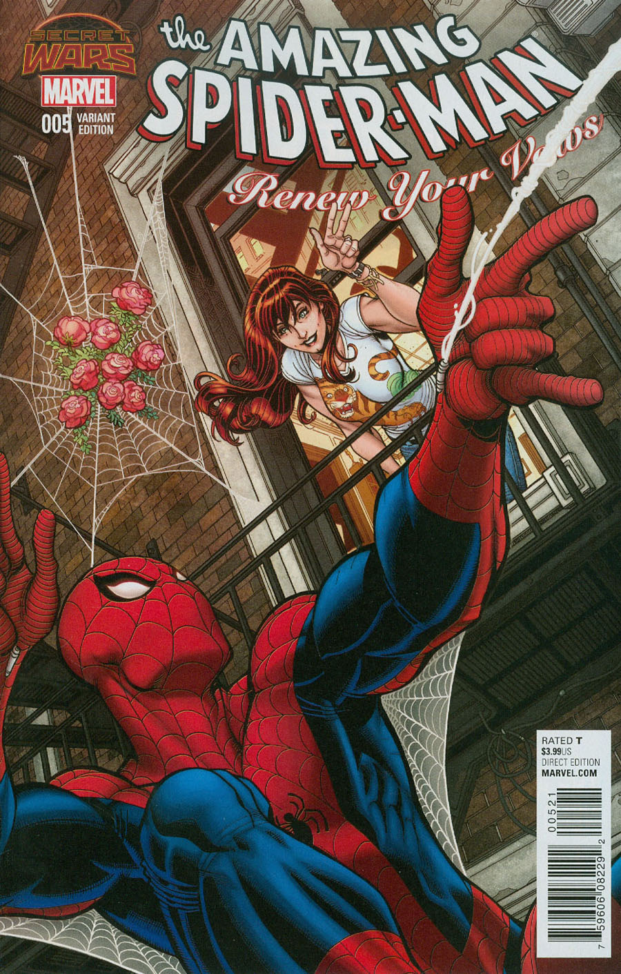 Amazing Spider-Man Renew Your Vows #5 Cover B Incentive Nick Bradshaw Variant Cover (Secret Wars Warzones Tie-In)