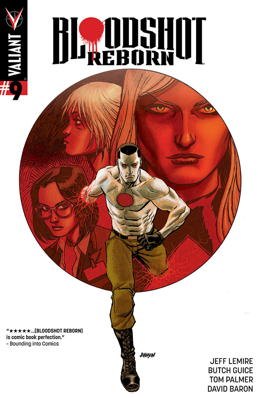 Bloodshot Reborn #9 Cover B Variant Dave Johnson Cover