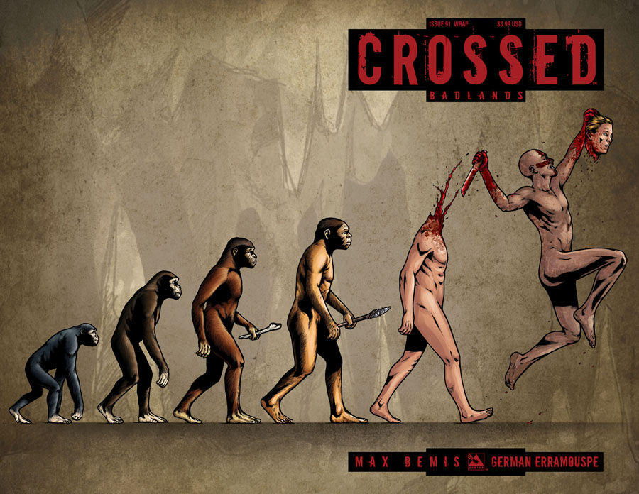 Crossed Badlands #91 Cover C Wraparound Cover