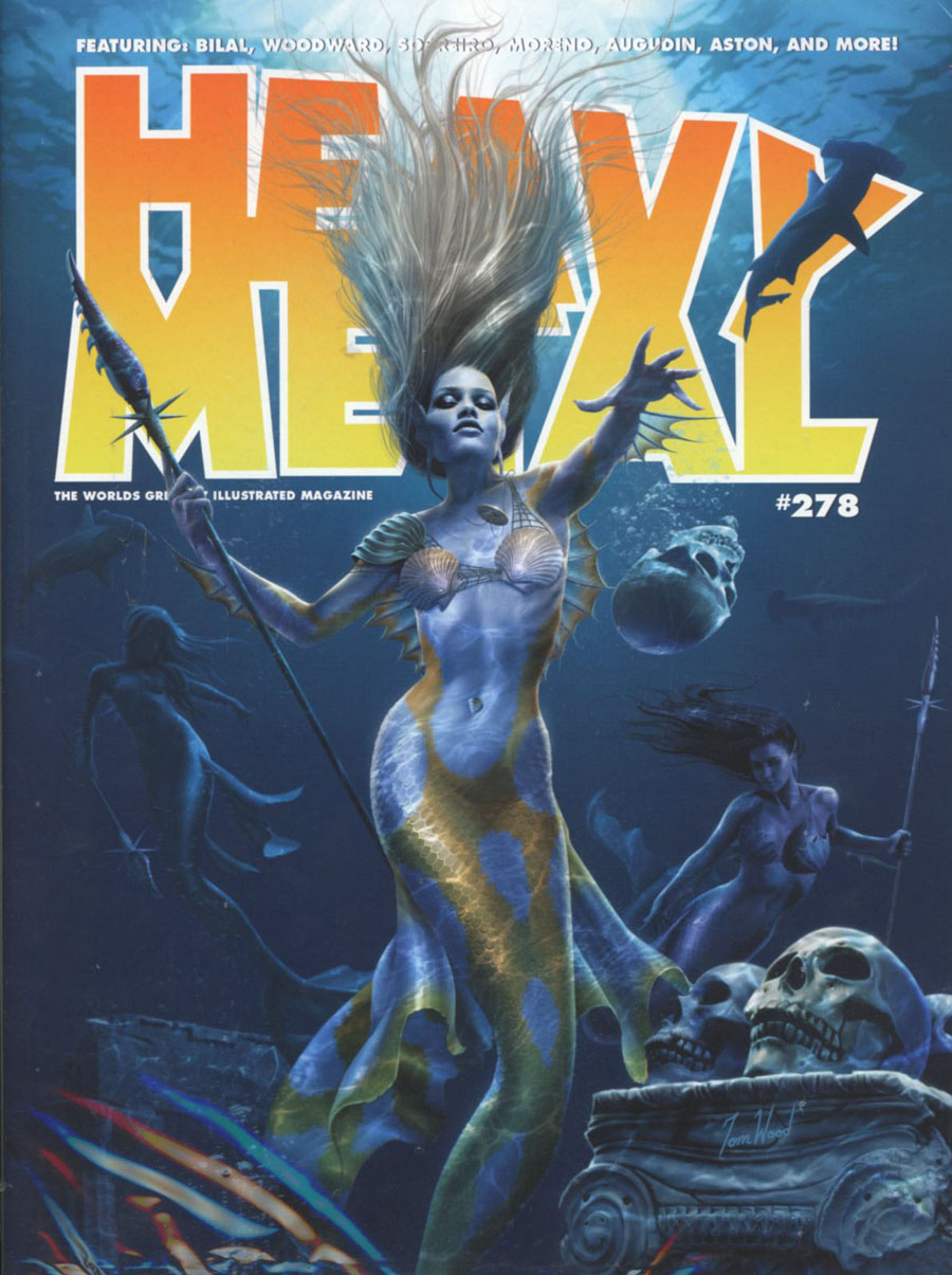 Heavy Metal #278 Cover A Regular Mermaid Cover