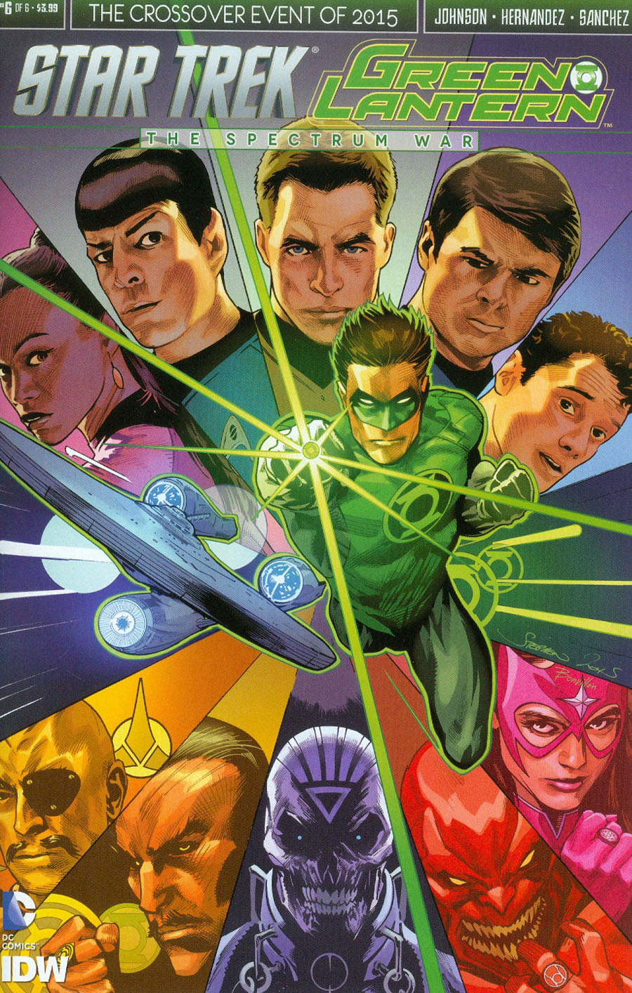 Star Trek Green Lantern #6 Cover A Regular Stephen Mooney Cover