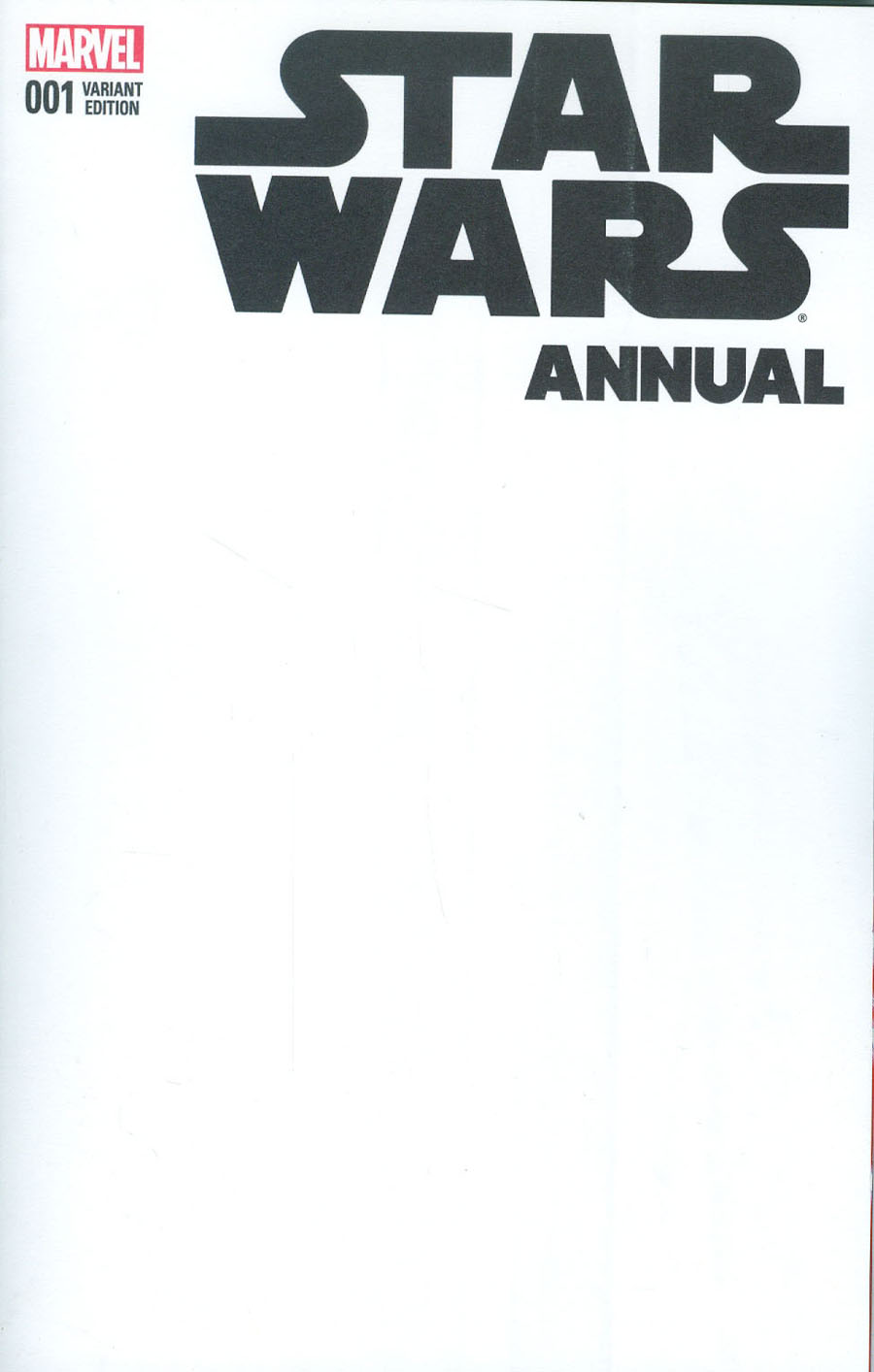 Star Wars Vol 4 Annual #1 Cover B Variant Blank Cover