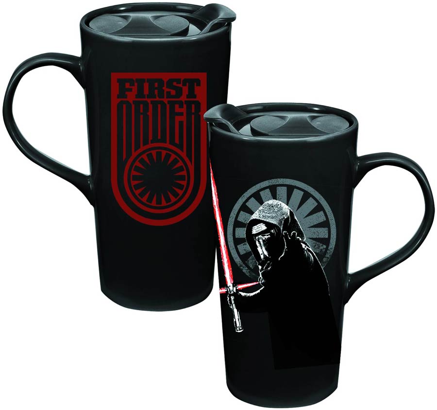 Star Wars Episode VII The Force Awakens Heat Reactive Ceramic Travel Mug