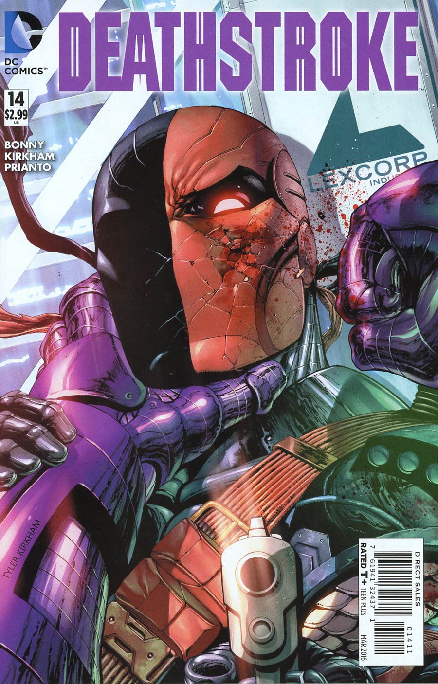 Deathstroke Vol 3 #14 Cover A Regular Tyler Kirkham Cover