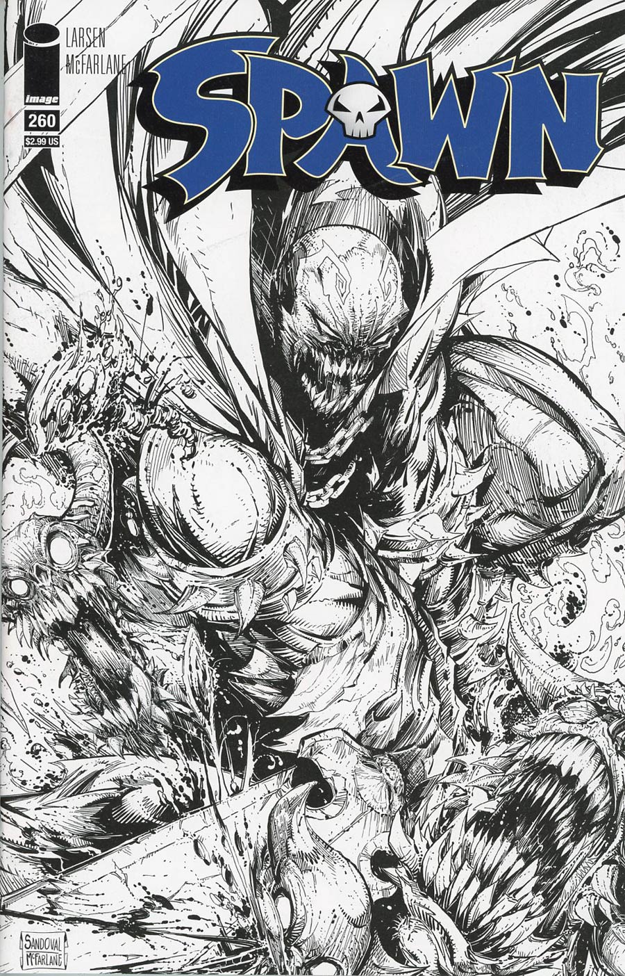 Spawn #260 Cover B Gerardo Sandoval & Todd McFarlane