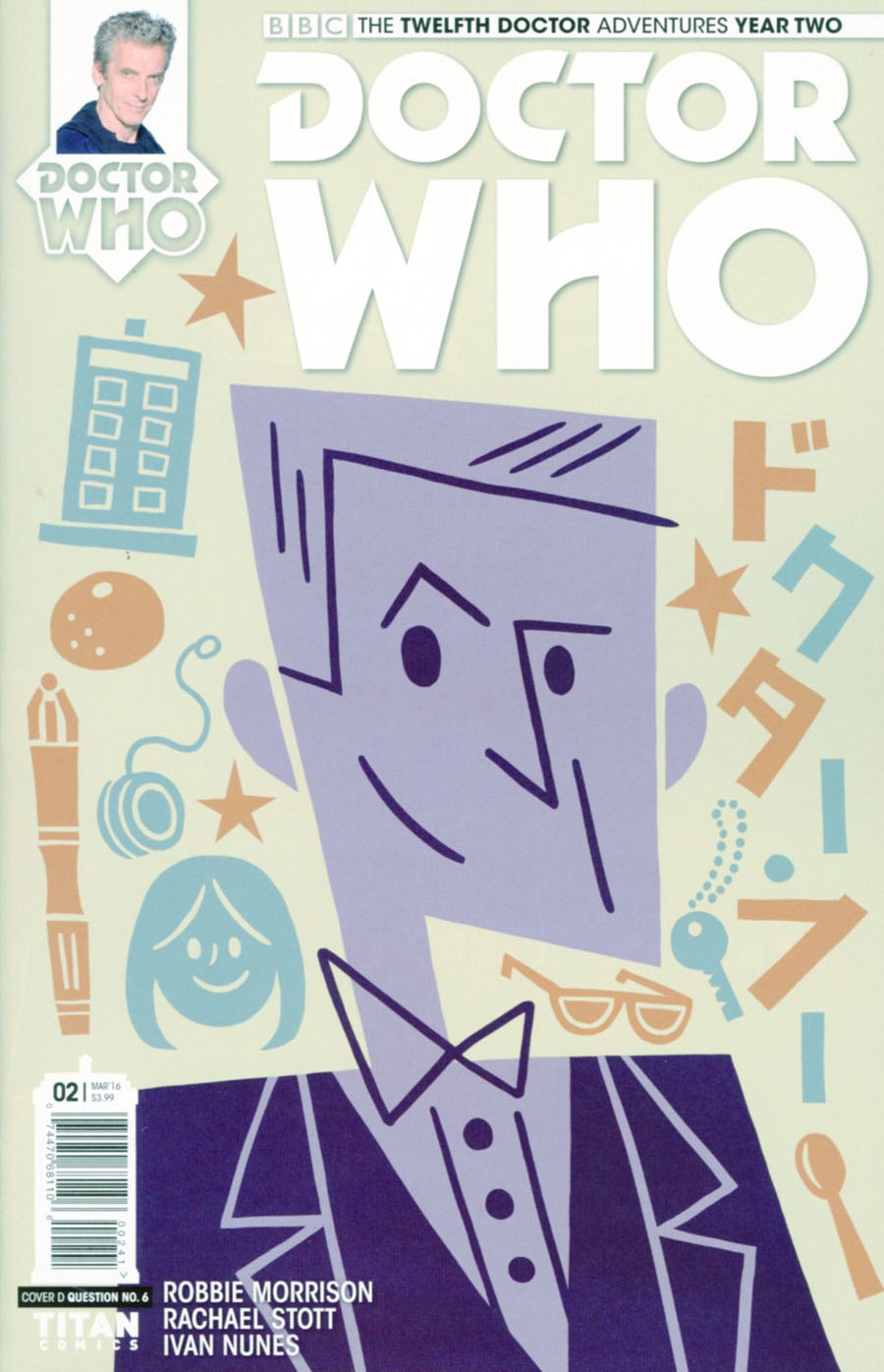 Doctor Who 12th Doctor Year Two #2 Cover C Variant Question No 6 Cover