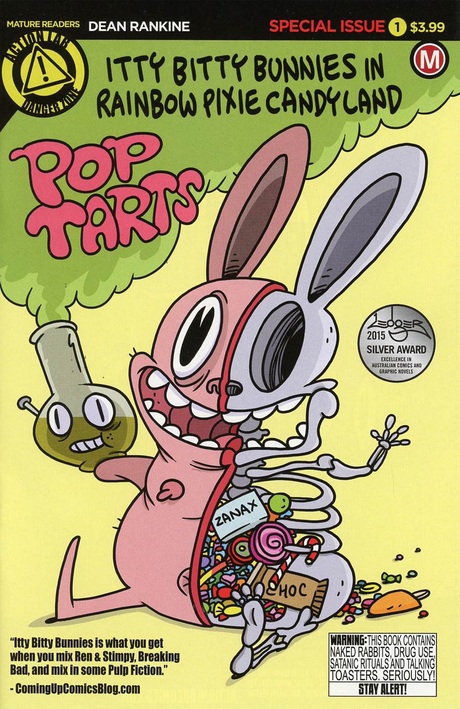 Itty Bitty Bunnies In Rainbow Pixie Candyland Pop Tarts One Shot Cover A Regular Dean Rankine Cover