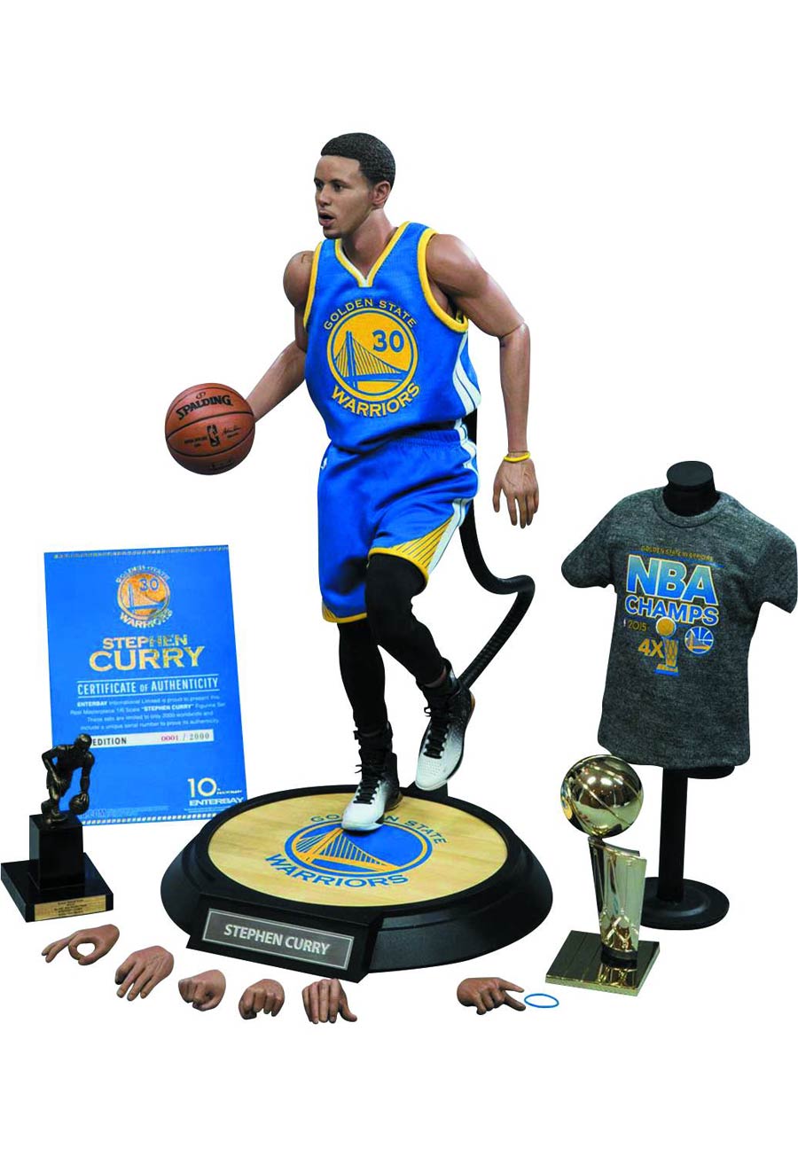 Stephen Curry Real Masterpiece 1/6 Scale Action Figure