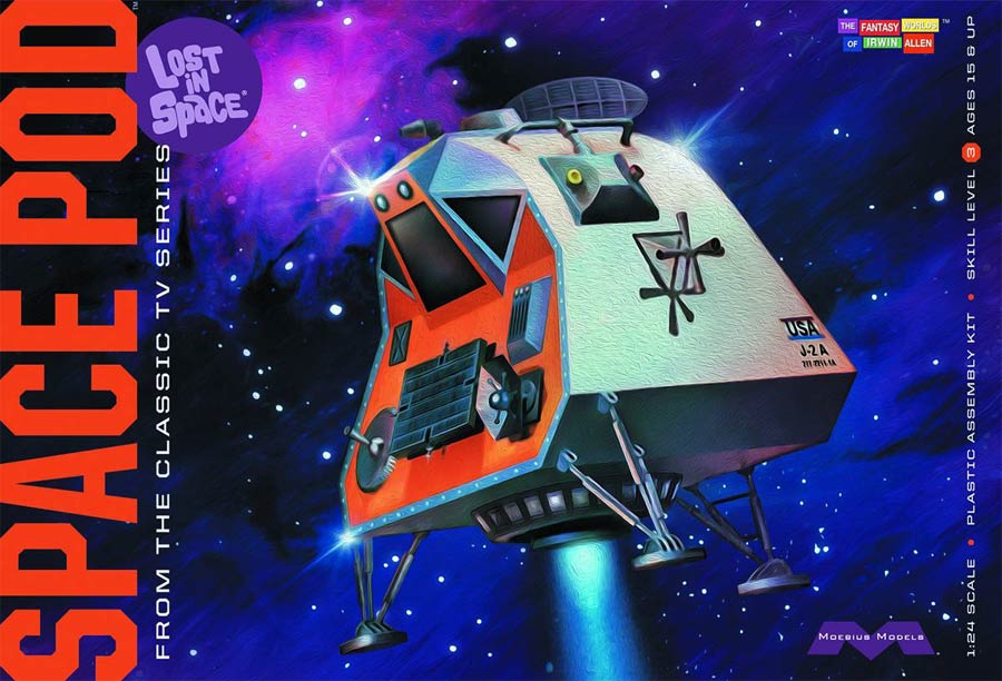 Lost In Space Space Pod 1/24 Scale Model Kit New Edition