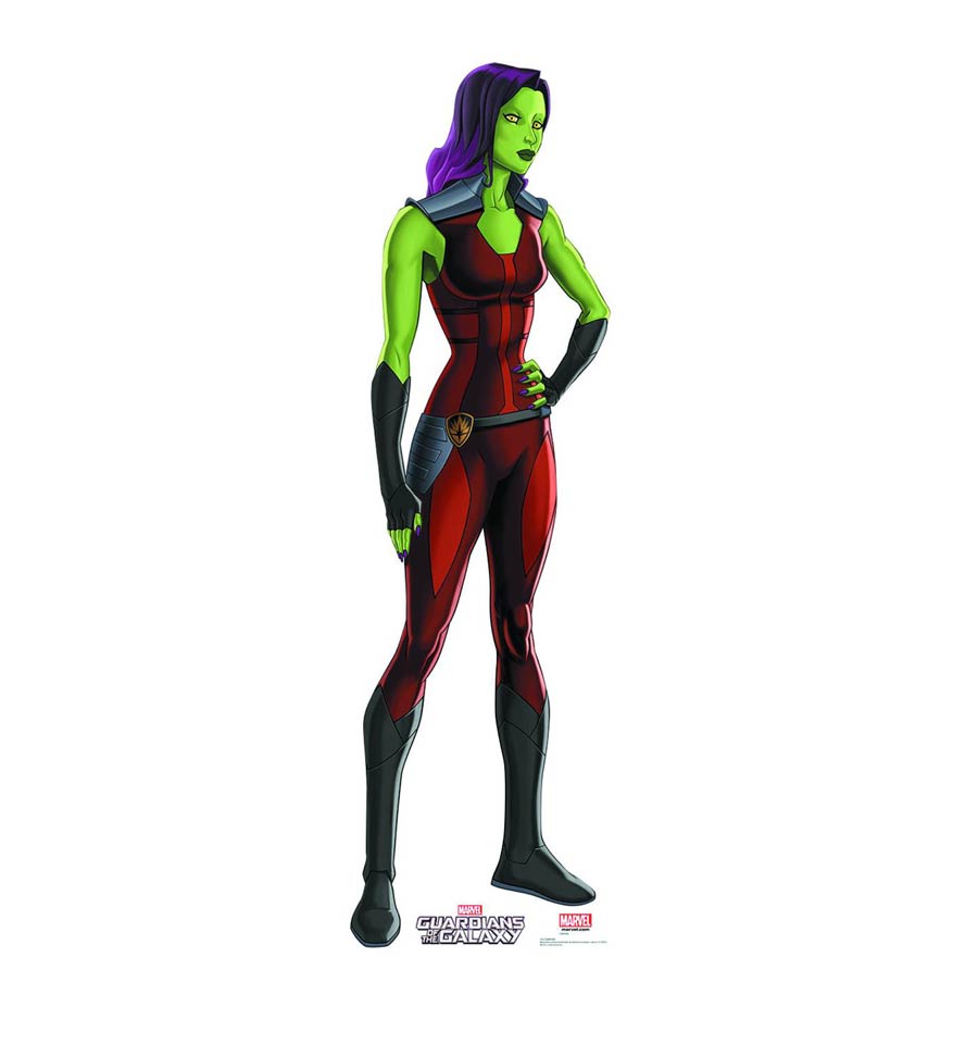 Guardians Of The Galaxy Animated Life-Size Stand-Up - Gamora