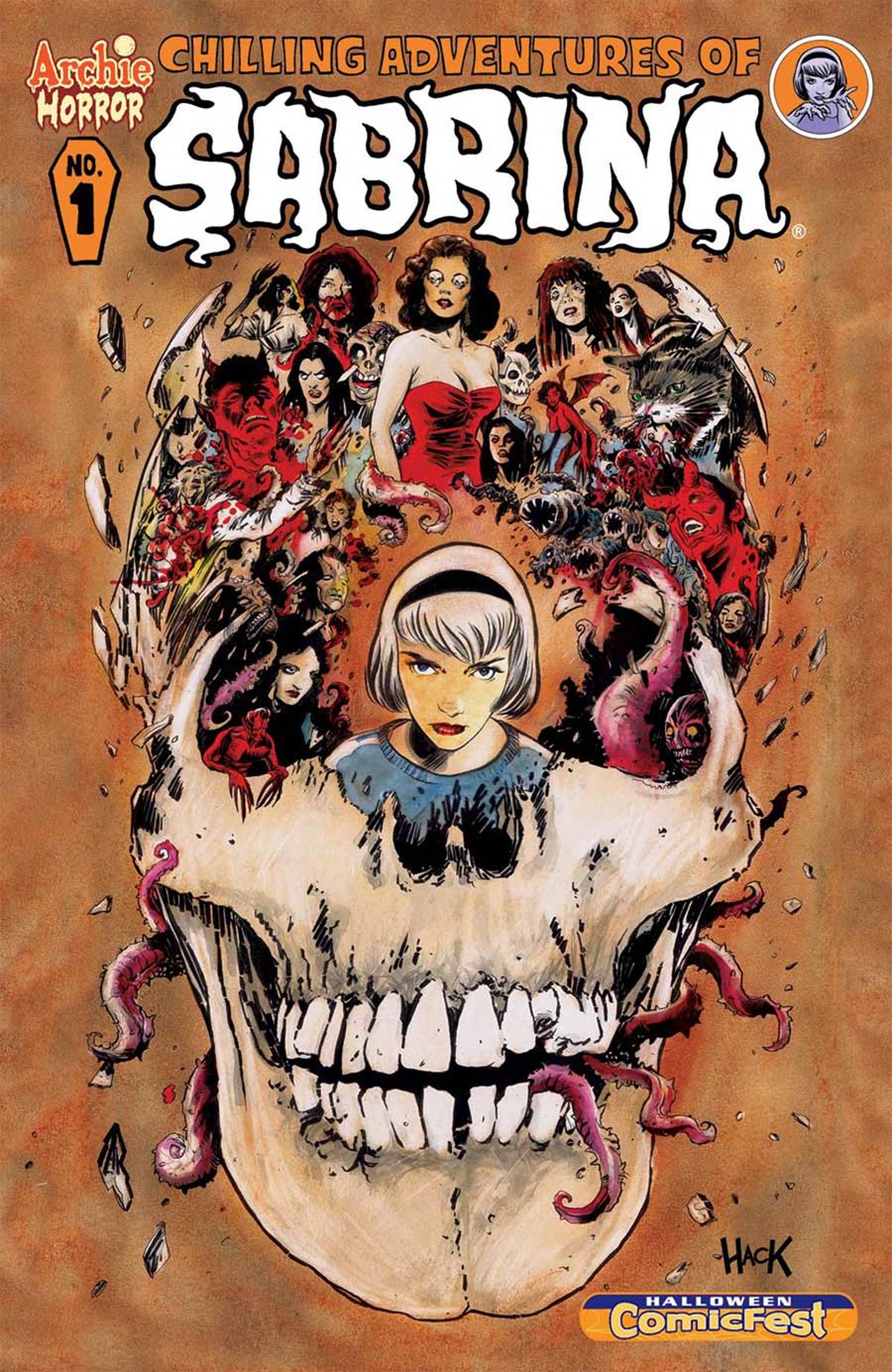 Chilling Adventures Of Sabrina #1 Cover G HCF 2015