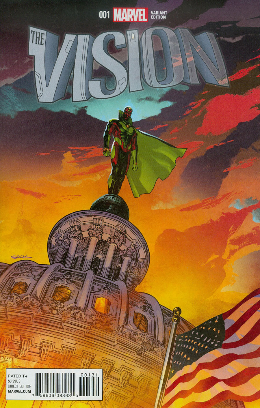 Vision Vol 2 #1 Cover D Incentive Ryan Sook Artist Variant Cover