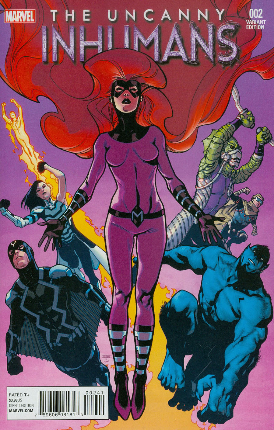 Uncanny Inhumans #2 Cover C Incentive Mahmud Asrar Variant Cover