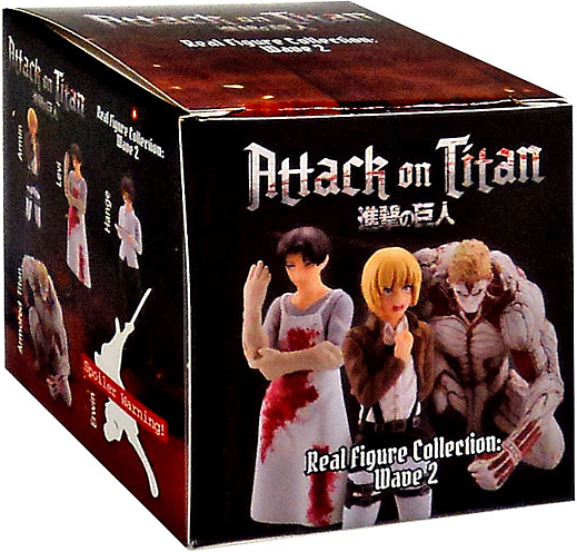 Attack On Titan Real Figure Collection Wave 2 - Box Of 12 Blind Mystery Figures