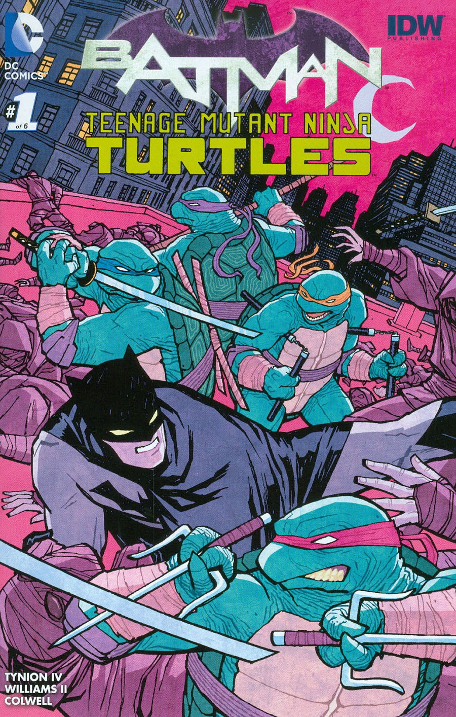 Batman Teenage Mutant Ninja Turtles #1 Cover B Midtown Exclusive Cliff  Chiang Color Variant Cover - Midtown Comics