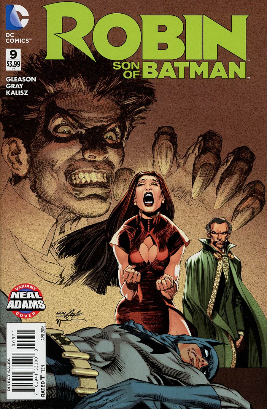 Robin Son Of Batman #9 Cover B Variant Neal Adams Cover