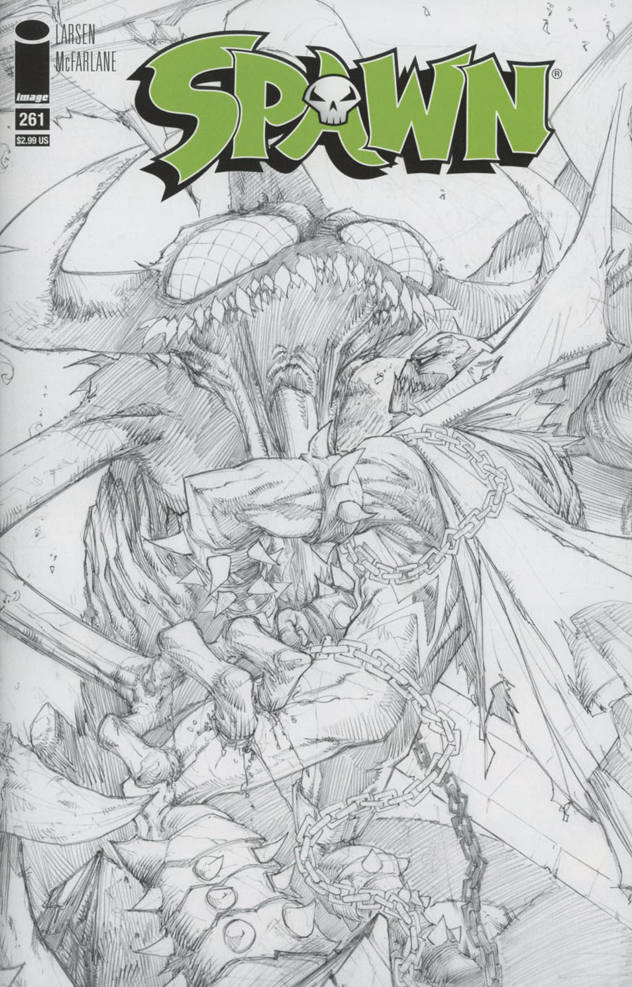 Spawn #261 Cover B Gerardo Sandoval & Todd McFarlane