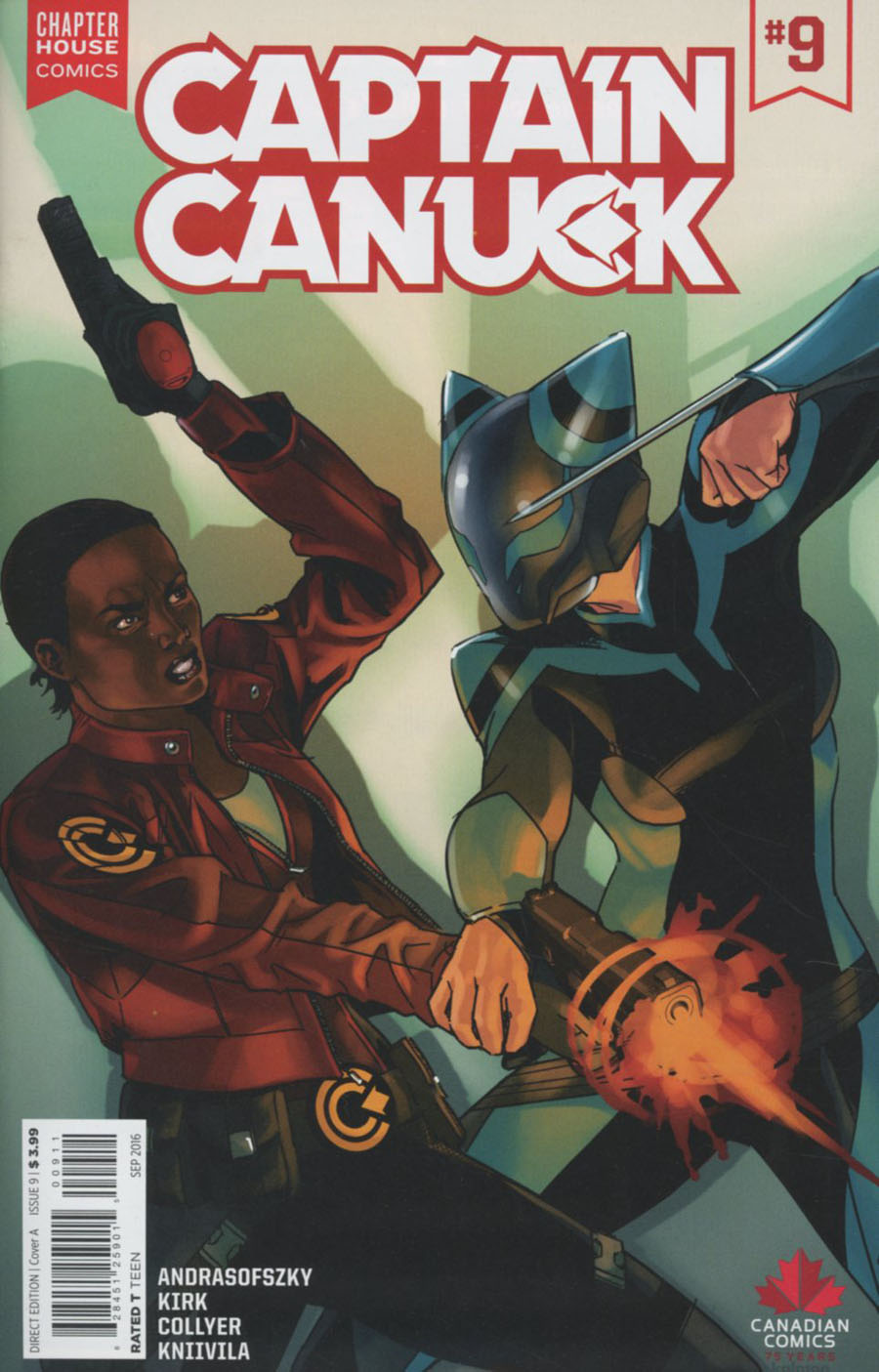 Captain Canuck Vol 2 #9 Cover A Regular Kalman Andrasofszky Cover