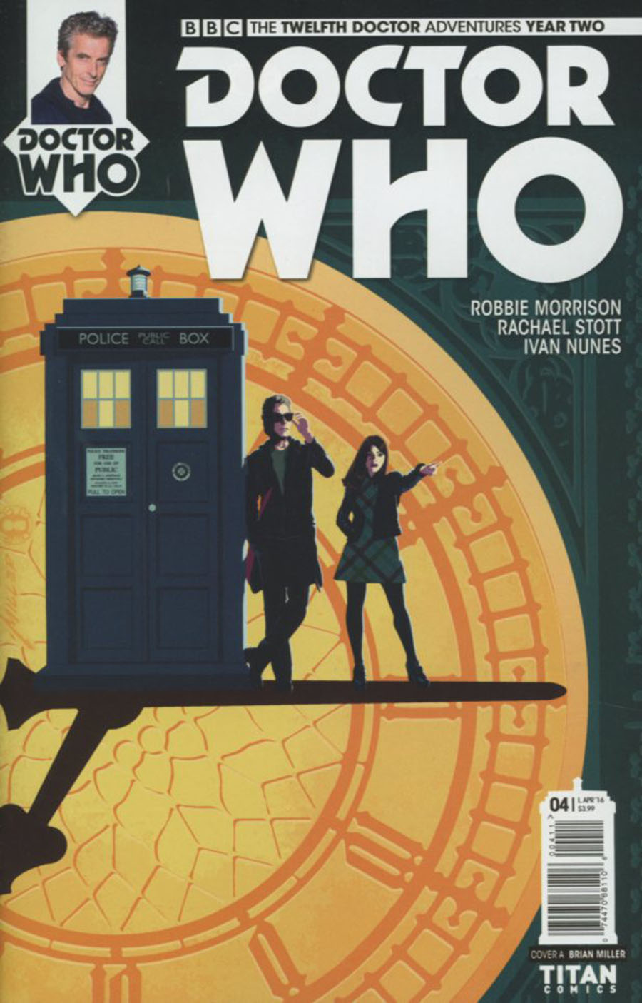 Doctor Who 12th Doctor Year Two #4 Cover A Regular Brian Miller Cover