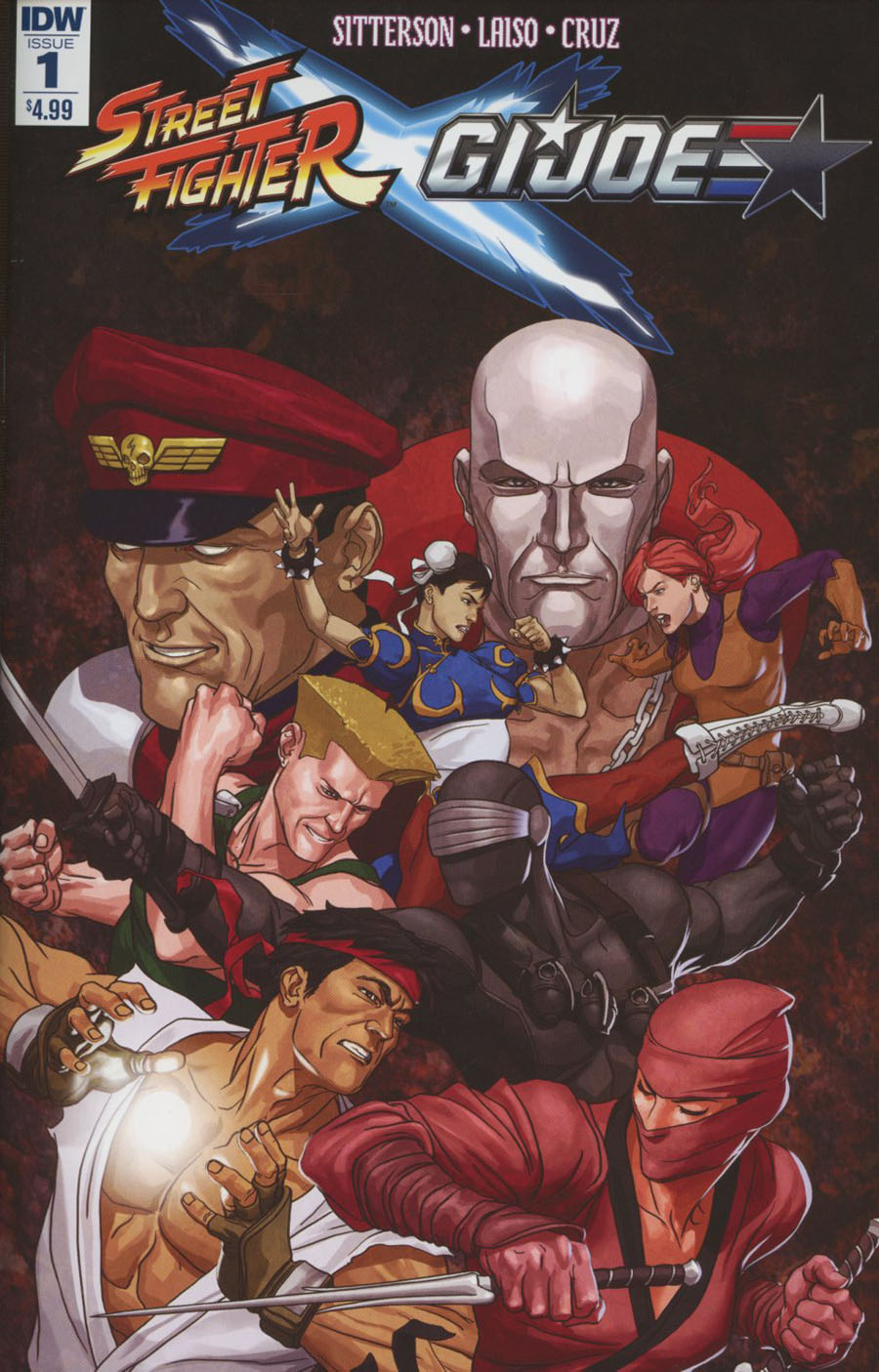 Street Fighter x GI Joe #1 Cover A Regular Mike Choi Cover