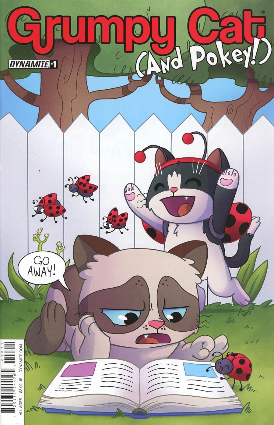 Grumpy Cat & Pokey #1 Cover B Variant Agnes Garbowska Cover