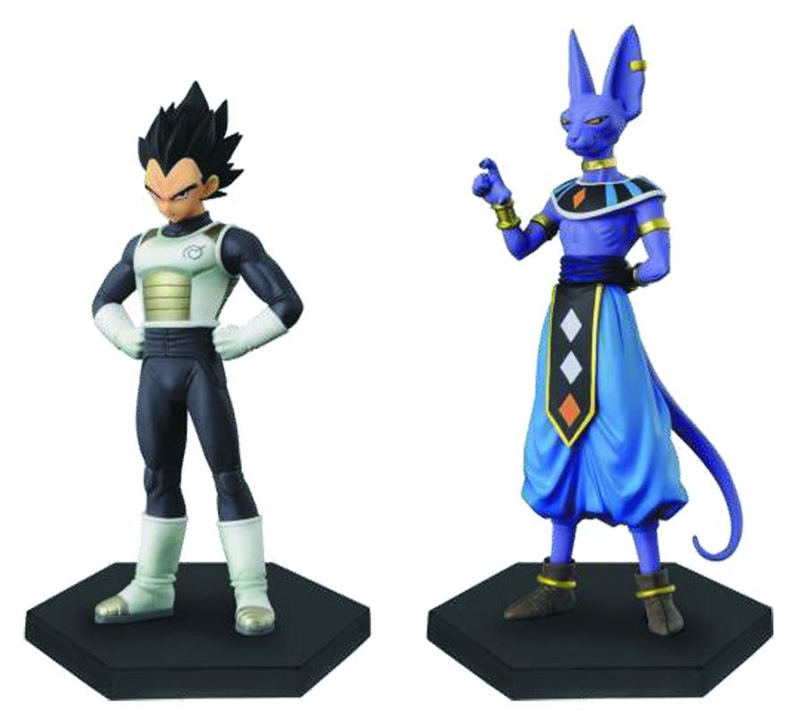 Dragon Ball Super Chozoushu Vegeta & God Of Destruction Beerus Figure Assortment Case