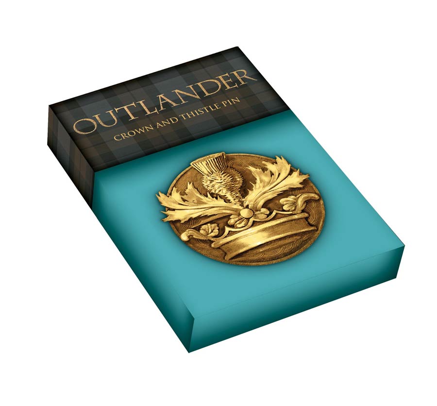 Outlander Pin - Crown & Thistle