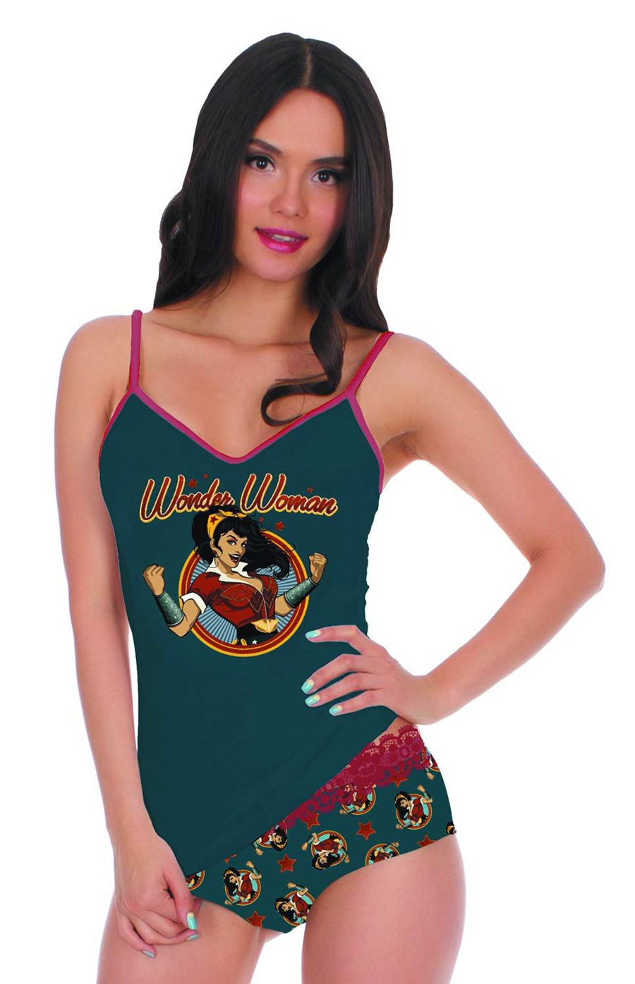 DC Bombshells Wonder Woman Previews Exclusive Camisole Panty Set Large