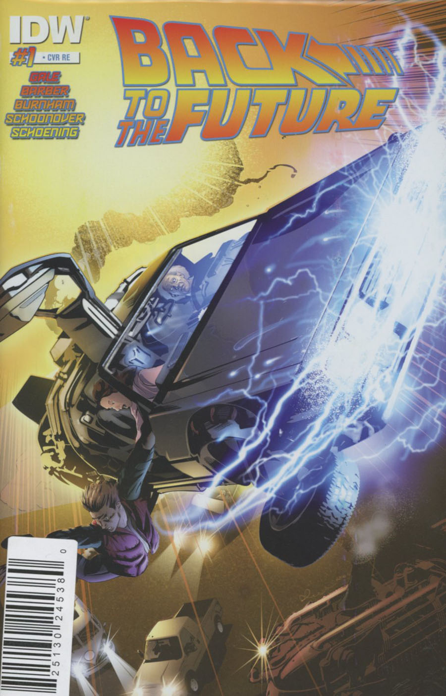 Back To The Future Vol 2 #1 Cover N DF AOD Collectables Exclusive Dennis Calero Variant Cover