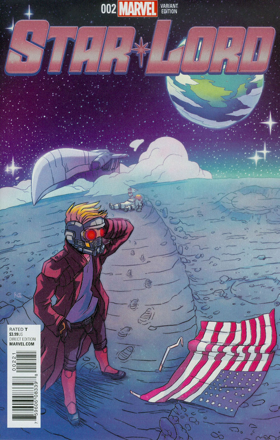 Star-Lord Vol 2 #2 Cover B Incentive Koi Carreon Variant Cover